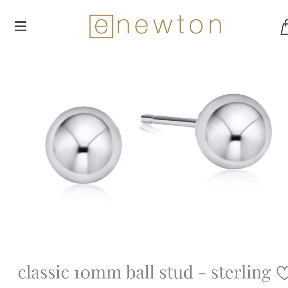 New Enewton waterproof silver earrings ! Gorg! 💌💌